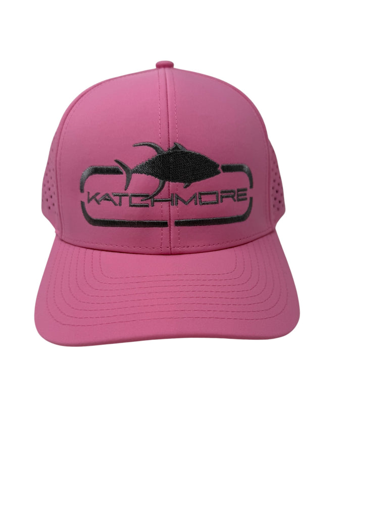KatchMore - 6 Panel Waterproof Snapback Hat - Pink