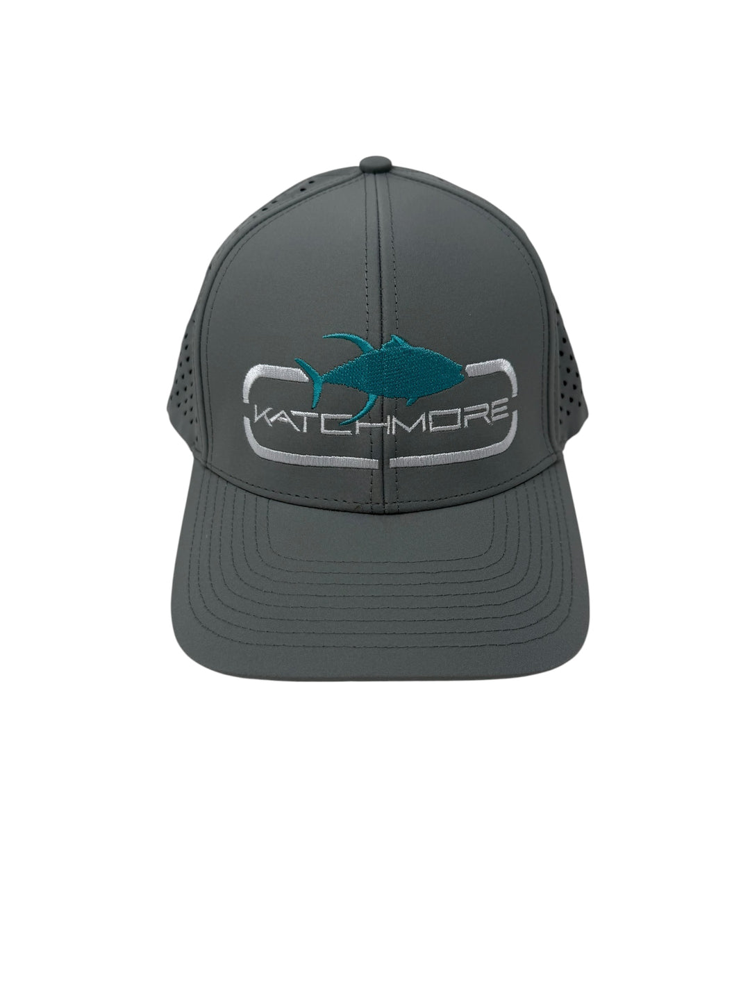サ*ペ様 WAKE Cap by allweatherproof Grey KatchMore - 6 Panel Waterproof Snapback Hat - Grey