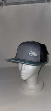 Tuna - P787 5 Panel Heather Grey-Smoke Blue for Outrigger's